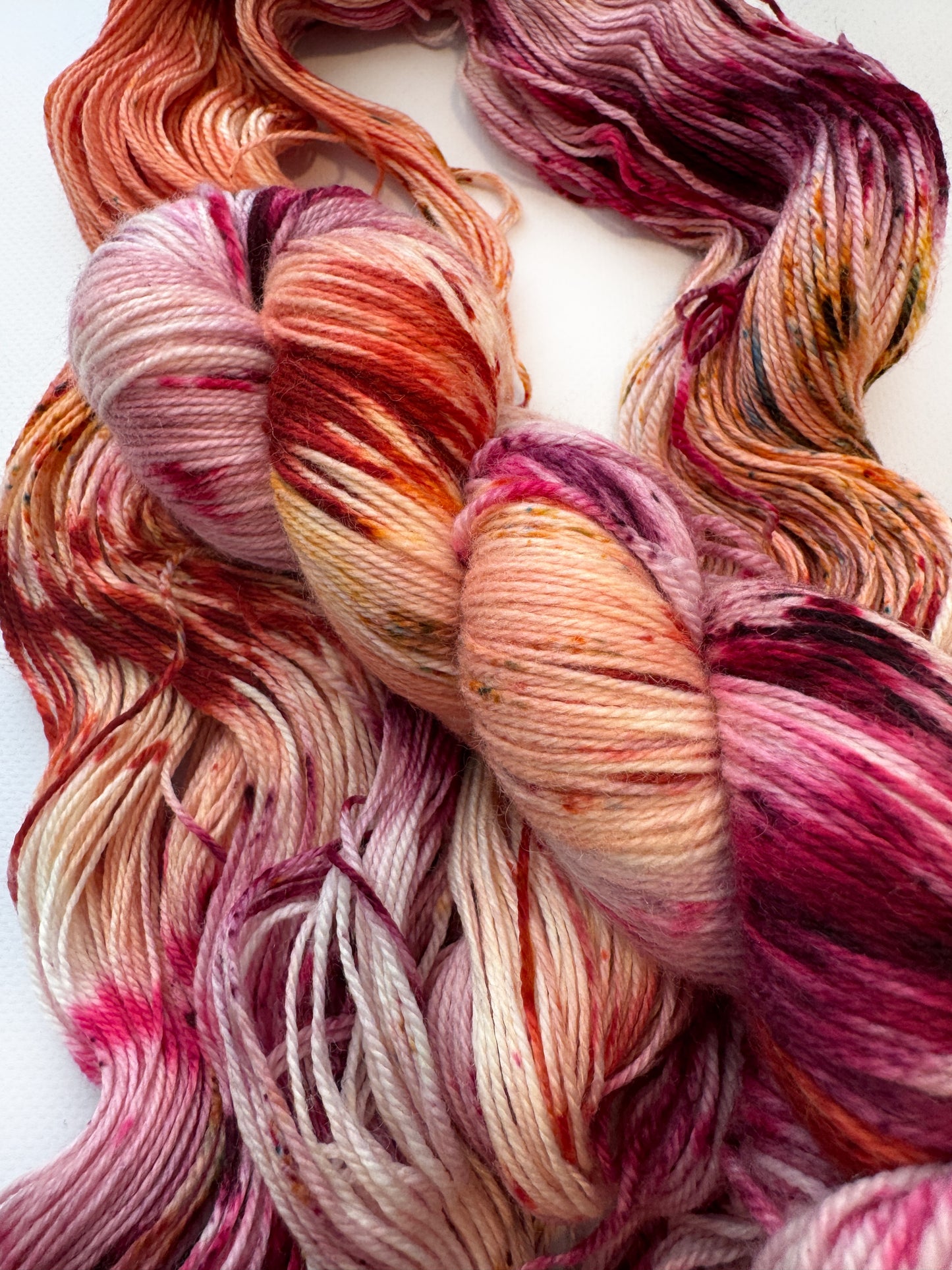 Peach Season - Fingering Single - Okanagan Dye Works