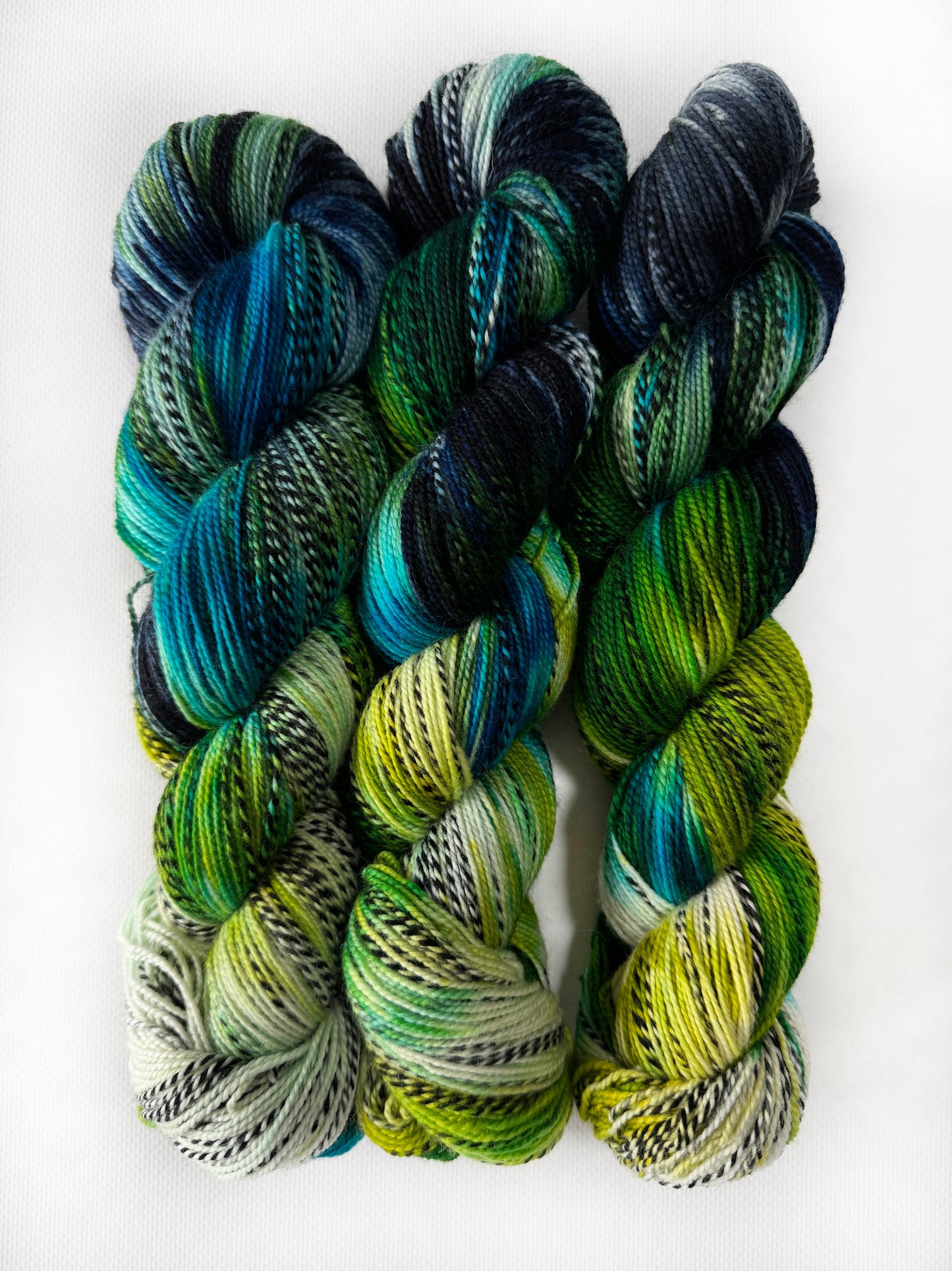 Mermaid's Tail - Fingering Zebra 2 Ply - Okanagan Dye Works