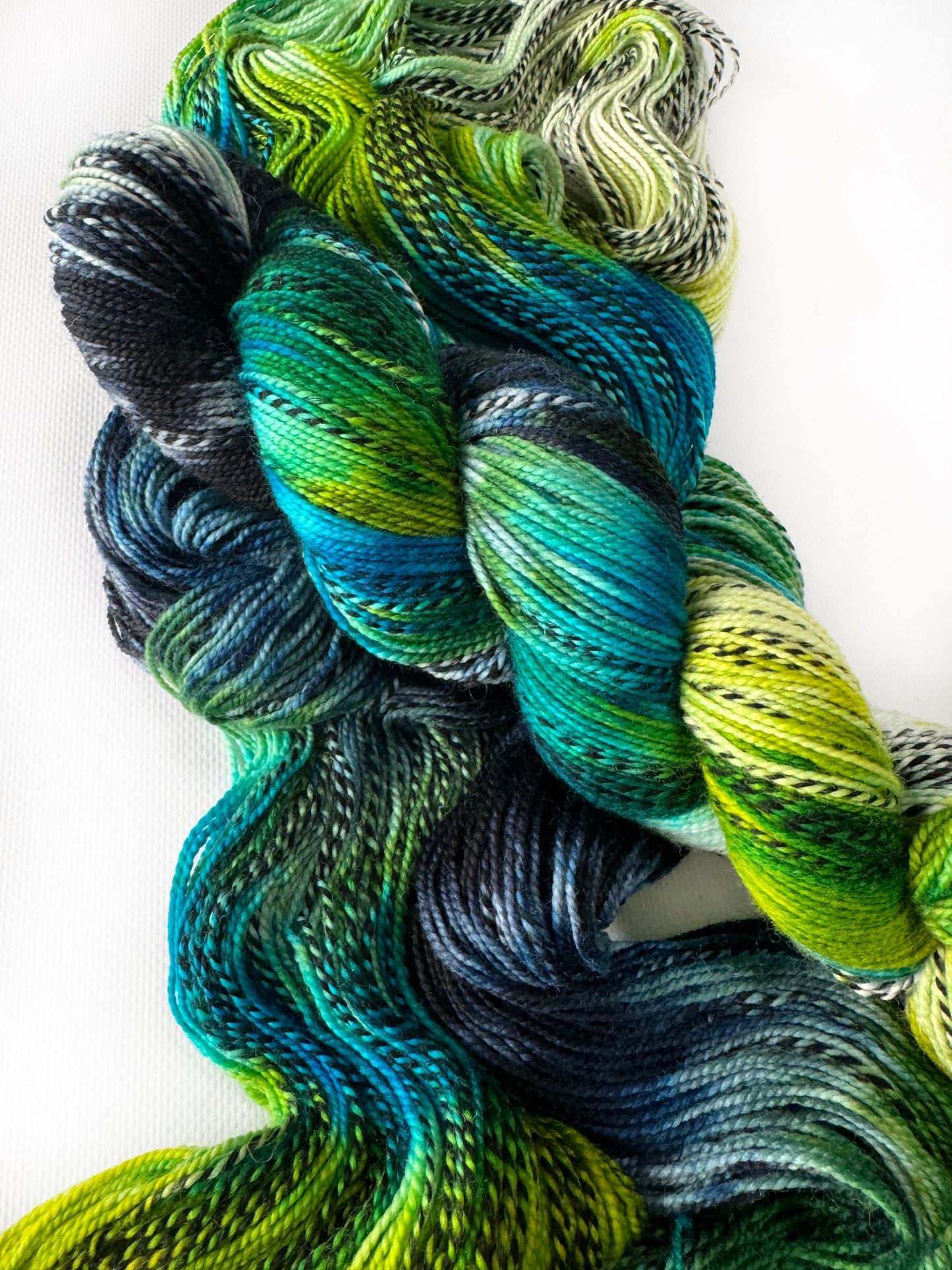 Mermaid's Tail - Fingering Zebra 2 Ply - Okanagan Dye Works
