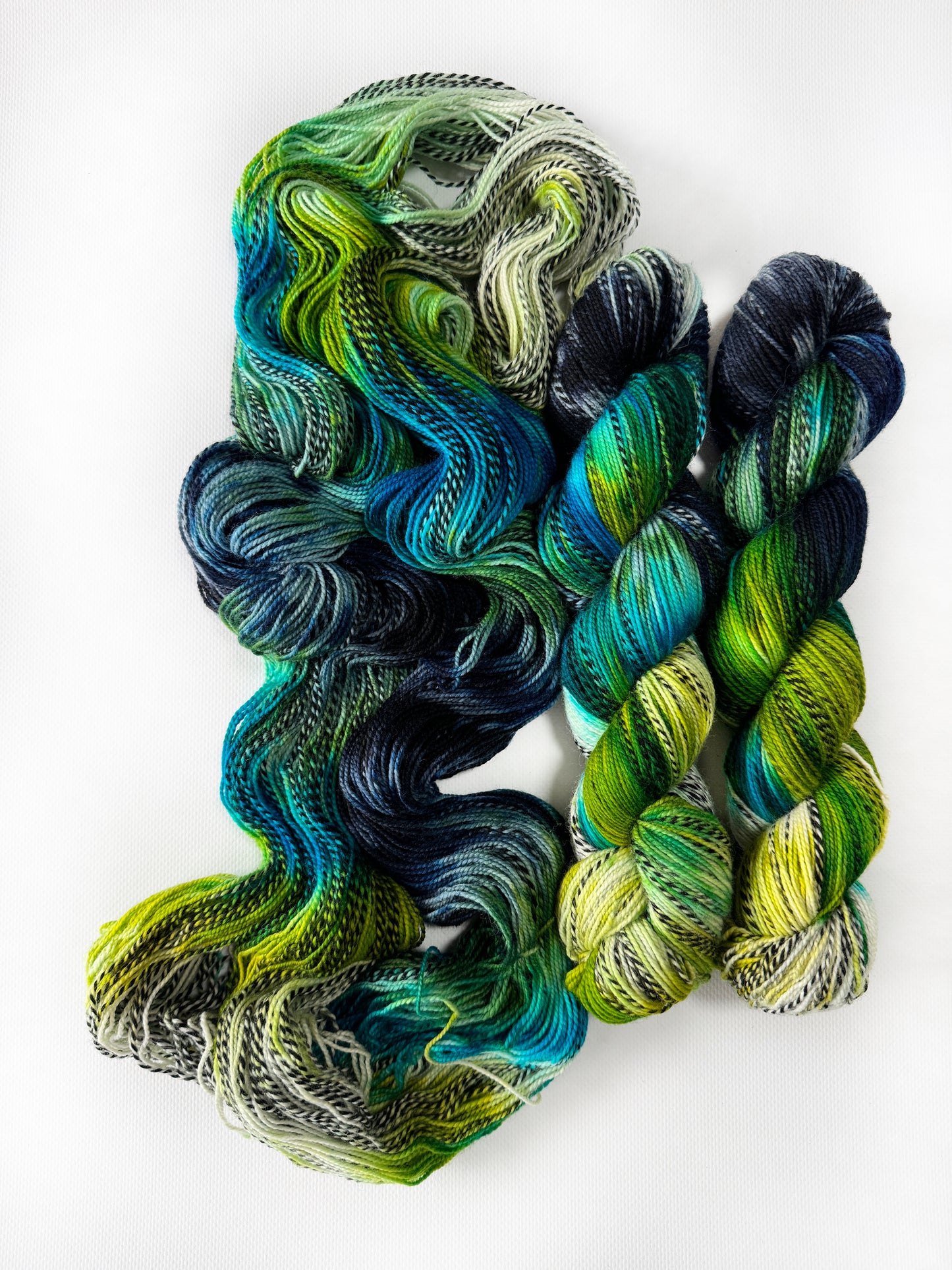 Mermaid's Tail - Fingering Zebra 2 Ply - Okanagan Dye Works