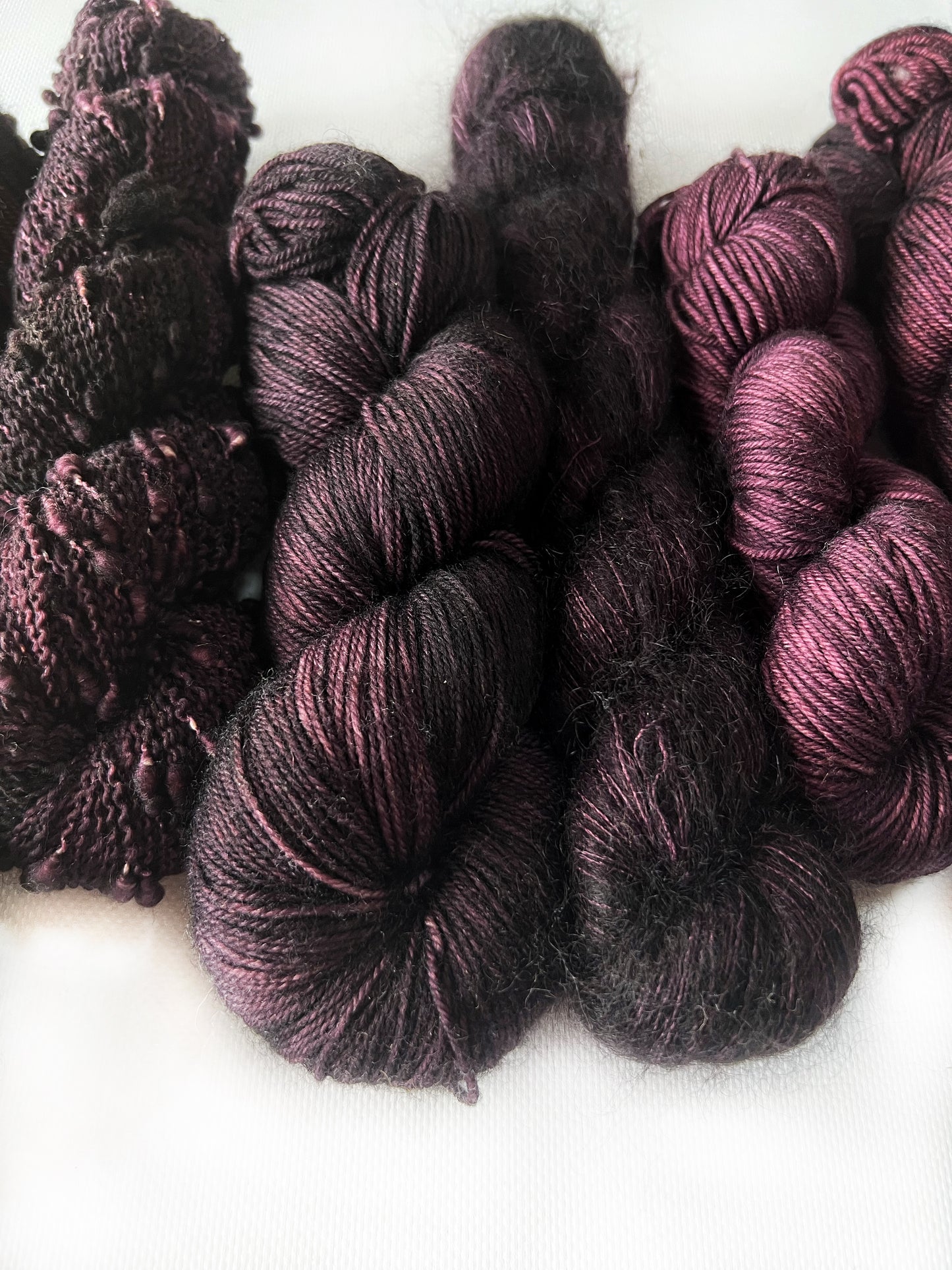 Aubergine - Fingering Slub - Okanagan Dye Works