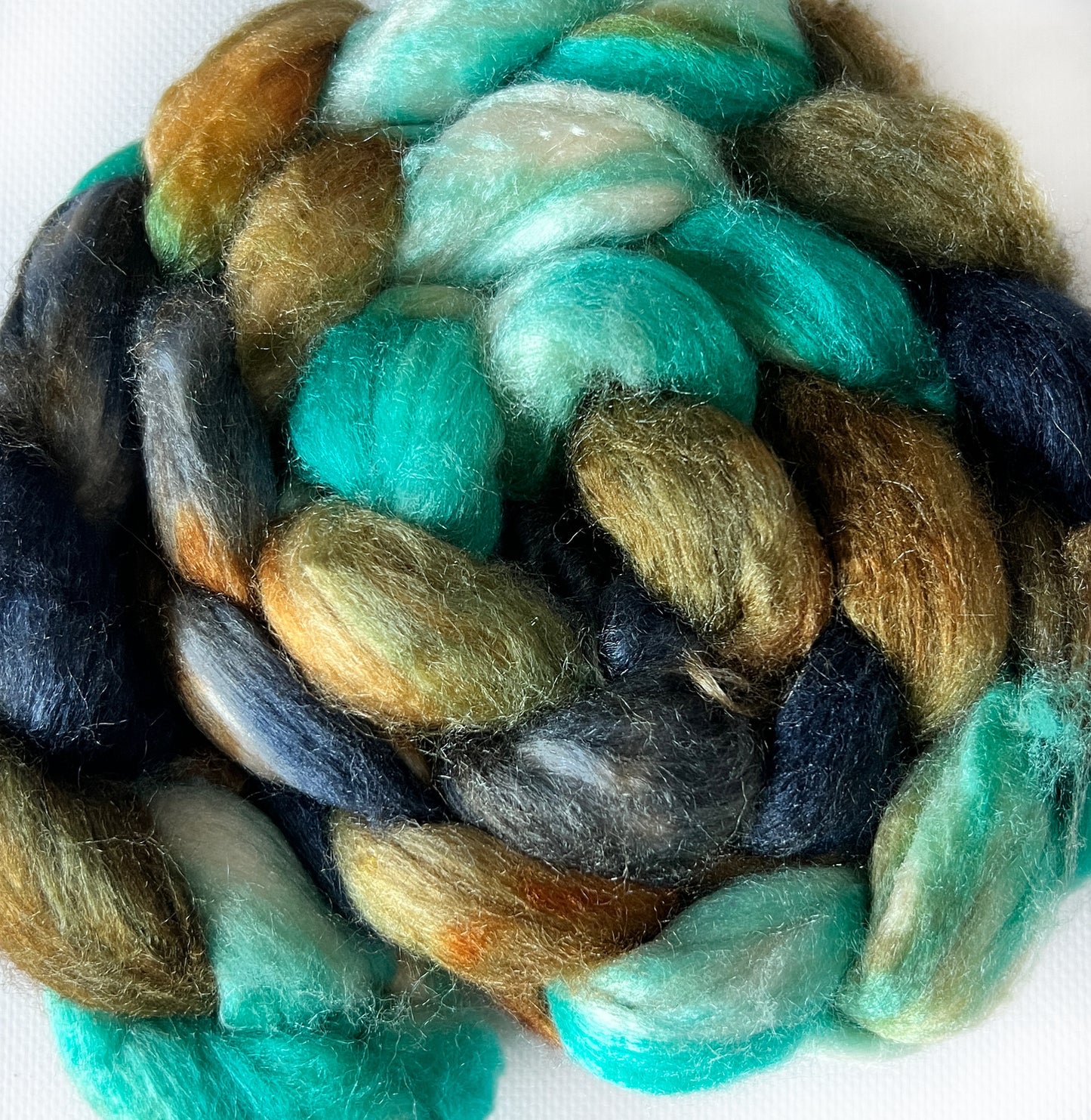 Rusted out Chevy - Hand Dyed - 80/20 Untreated Merino and Silk - Okanagan Dye Works