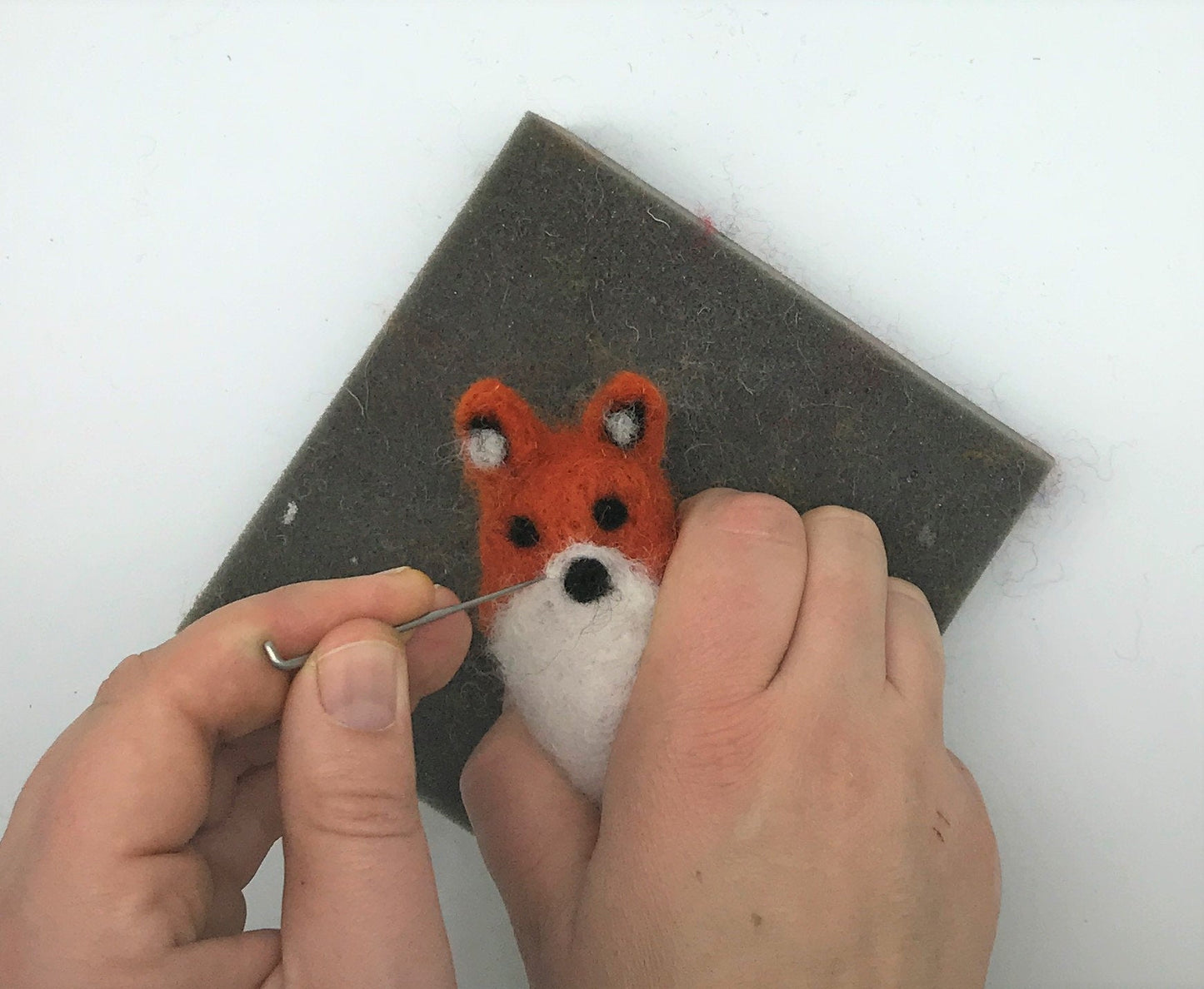 Needle Felted Woodland Animal kit - Wool and Instructions only - Okanagan Dye Works