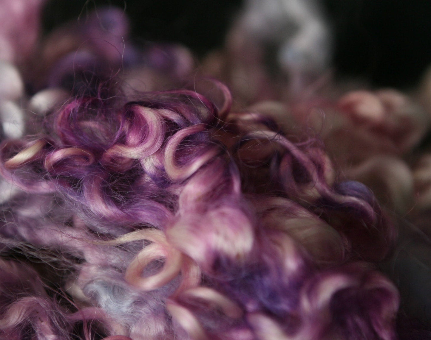 Purple Paradise - Teeswater Locks - Okanagan Dye Works