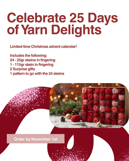 25 Day Advent Calendar - ORDER BY NOV 1, 2025 - SHIPPING OUT NOV 8-12, 2025