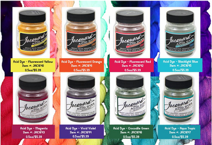 Jacquard Acid Dyes - 1/2 oz - Okanagan Dye Works