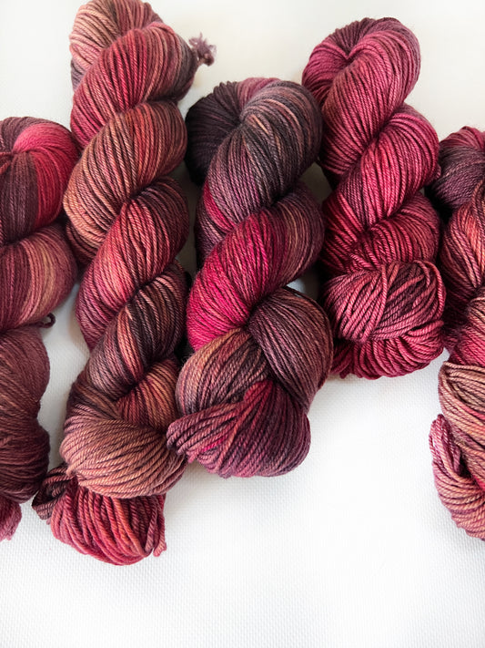 Crying over spilled Cabernet - Worsted 3 Ply - Okanagan Dye Works