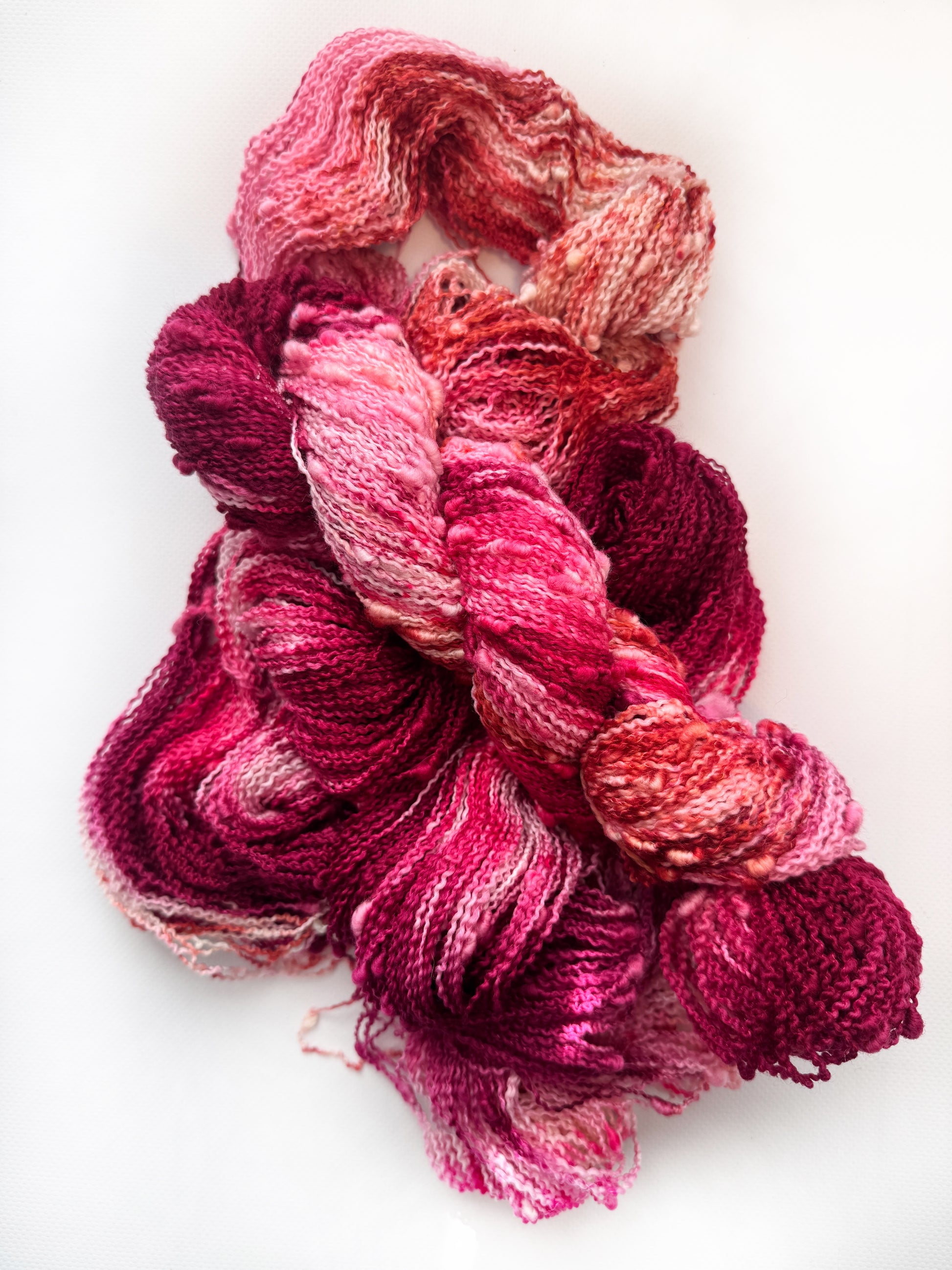 White Cap Peony - Fingering Slub - Okanagan Dye Works