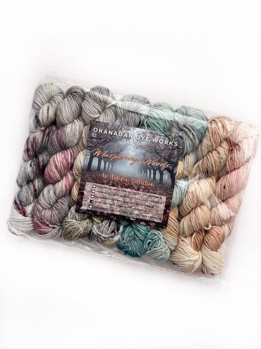 Whispering Woods - Mini 50gram skein 8 Pack - Worsted