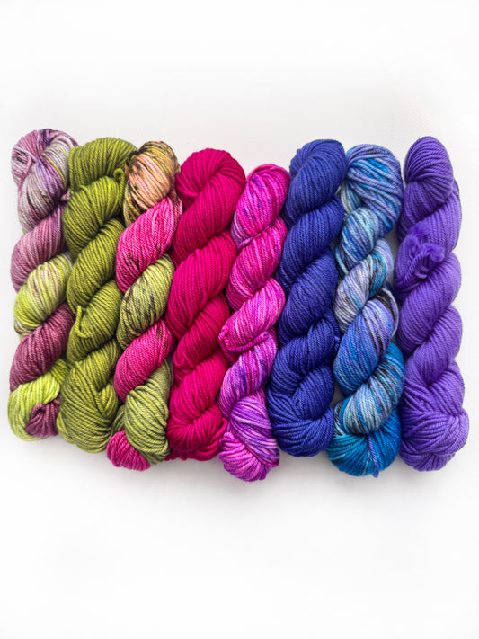 Potions and Poisons - 50 gram skein - 8 pack - Fingering Single