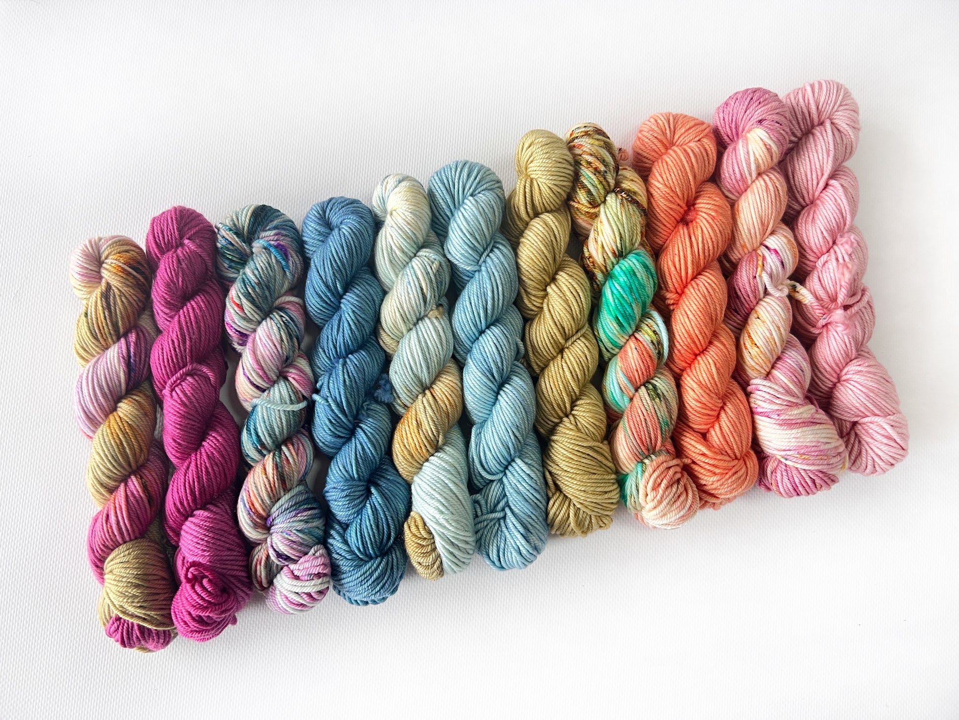 King Edward Lake - 25 gram skein - 11 pack - Fingering - Okanagan Dye Works