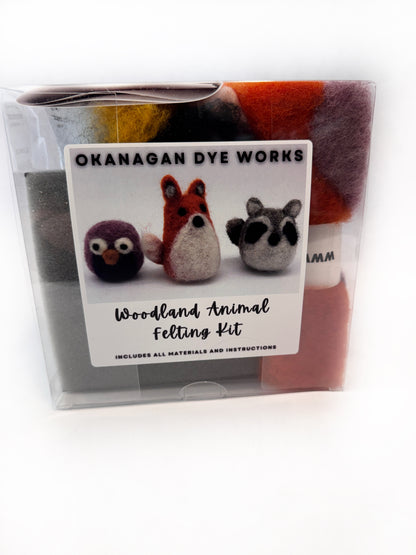 Needle Felted Woodland Animal kit - Okanagan Dye Works