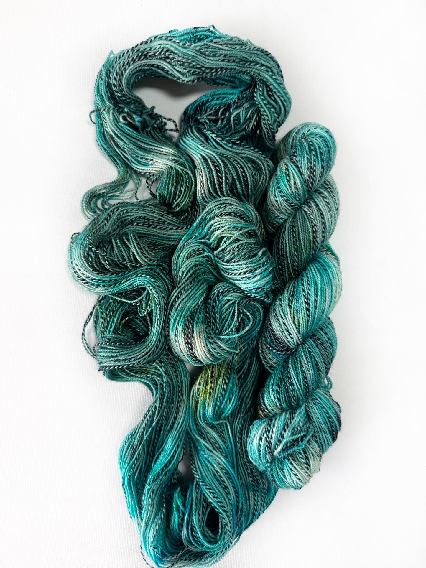Sugar Crystal - Fingering Zebra 2 Ply - Okanagan Dye Works