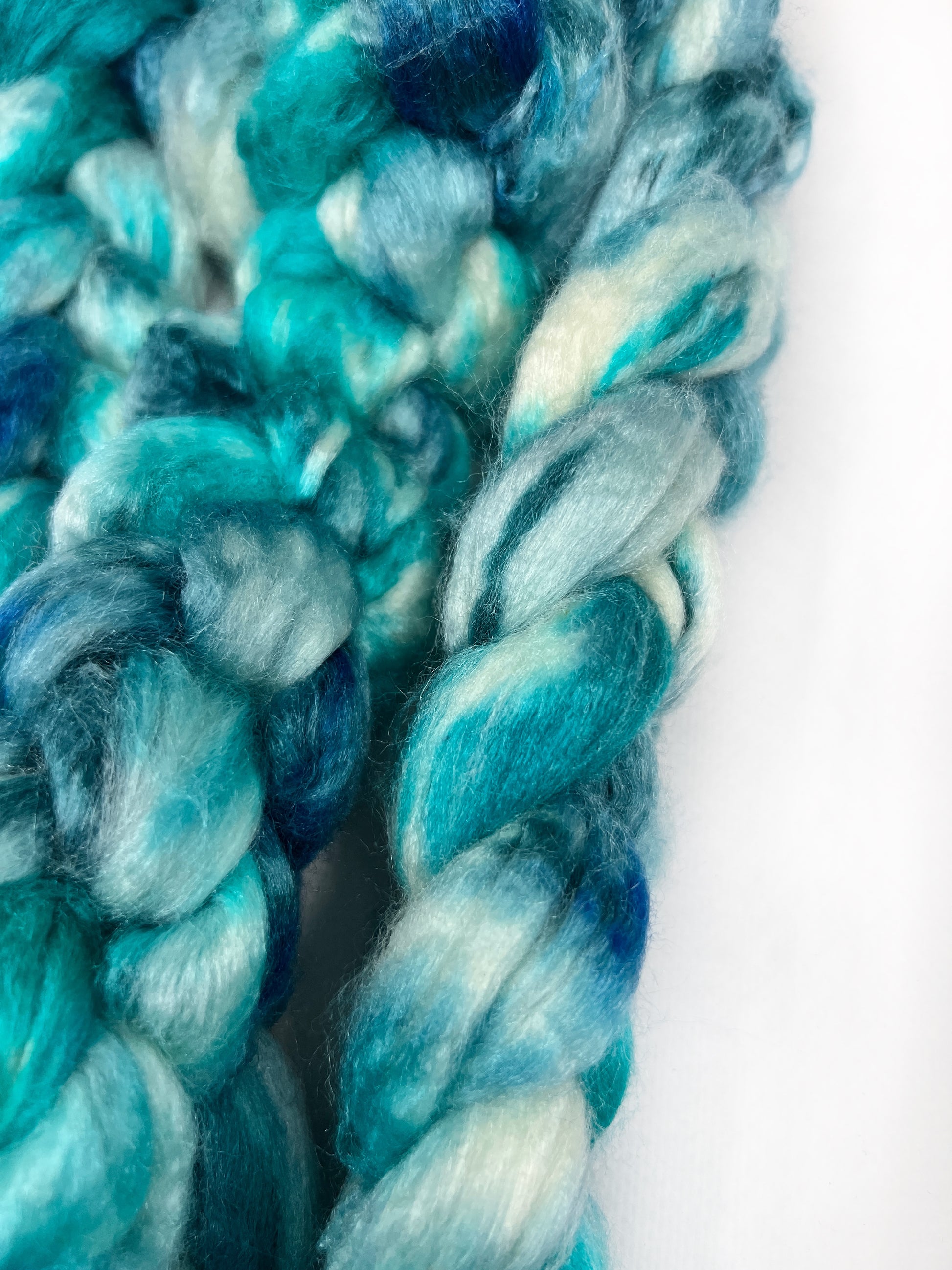 Sea Scape - 80/20 Untreated Merino and Silk - Okanagan Dye Works