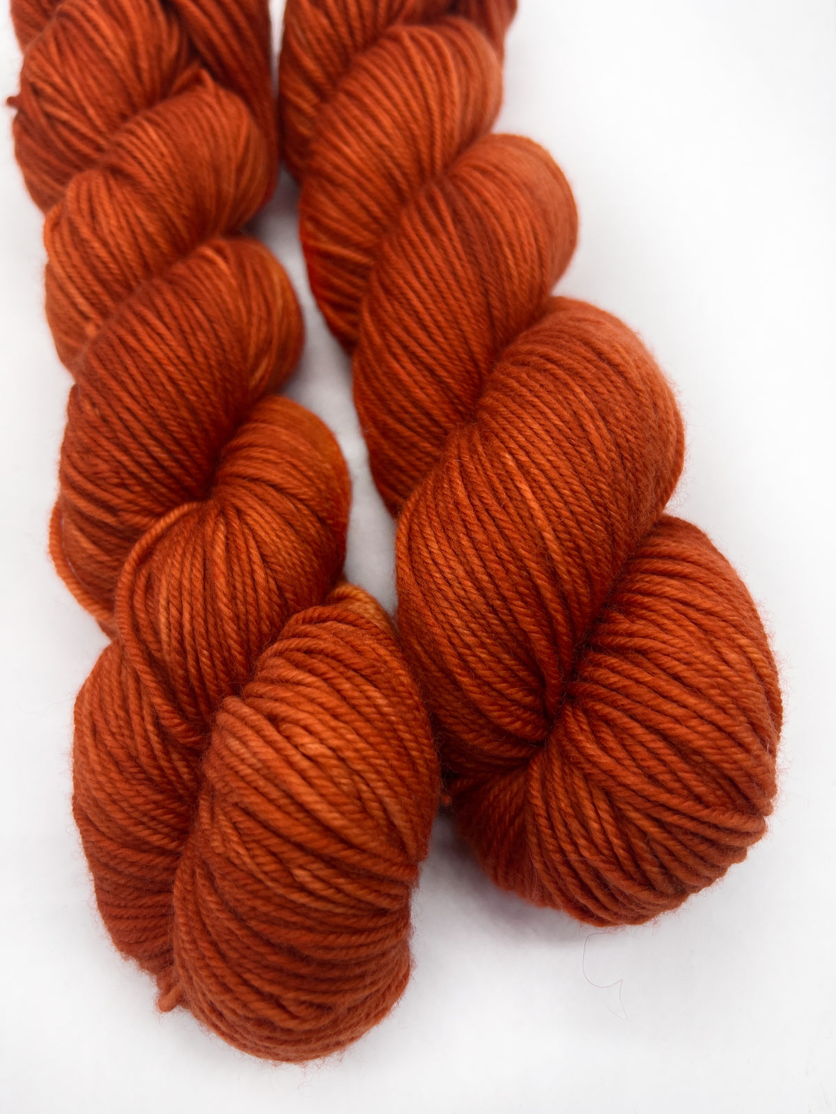 Rust Coloured Yarn Rust - DK Weight Hanad Dyed Yarn for knitting and crocheting – Okanagan ...