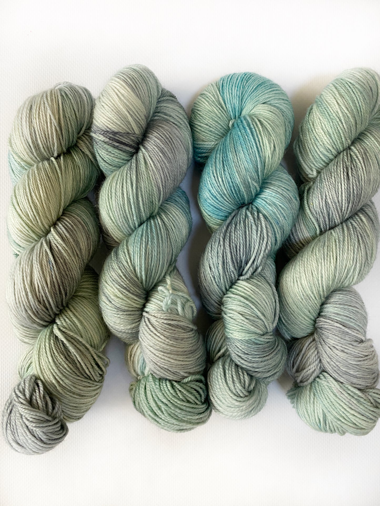 Rain, Drizzle and Fog - Fingering 3 Ply - Okanagan Dye Works