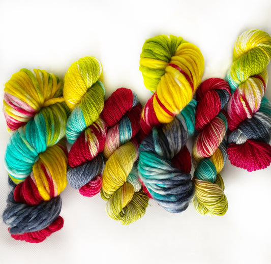 Jellybean Row - Fingering 3 Ply - Okanagan Dye Works