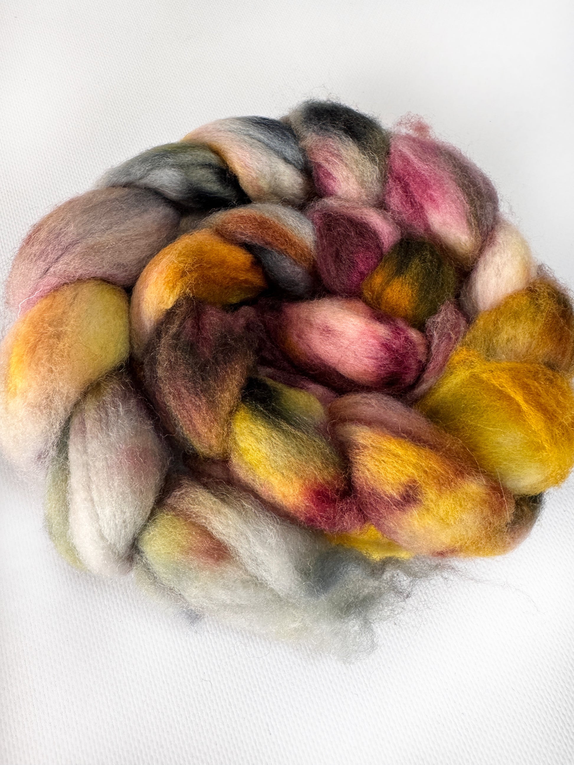 Painted Elephant - Hand Dyed - BFL Superwash - Okanagan Dye Works