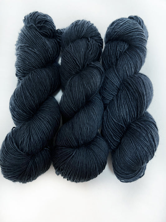 Midnight Blue - Fingering 3 Ply - Okanagan Dye Works