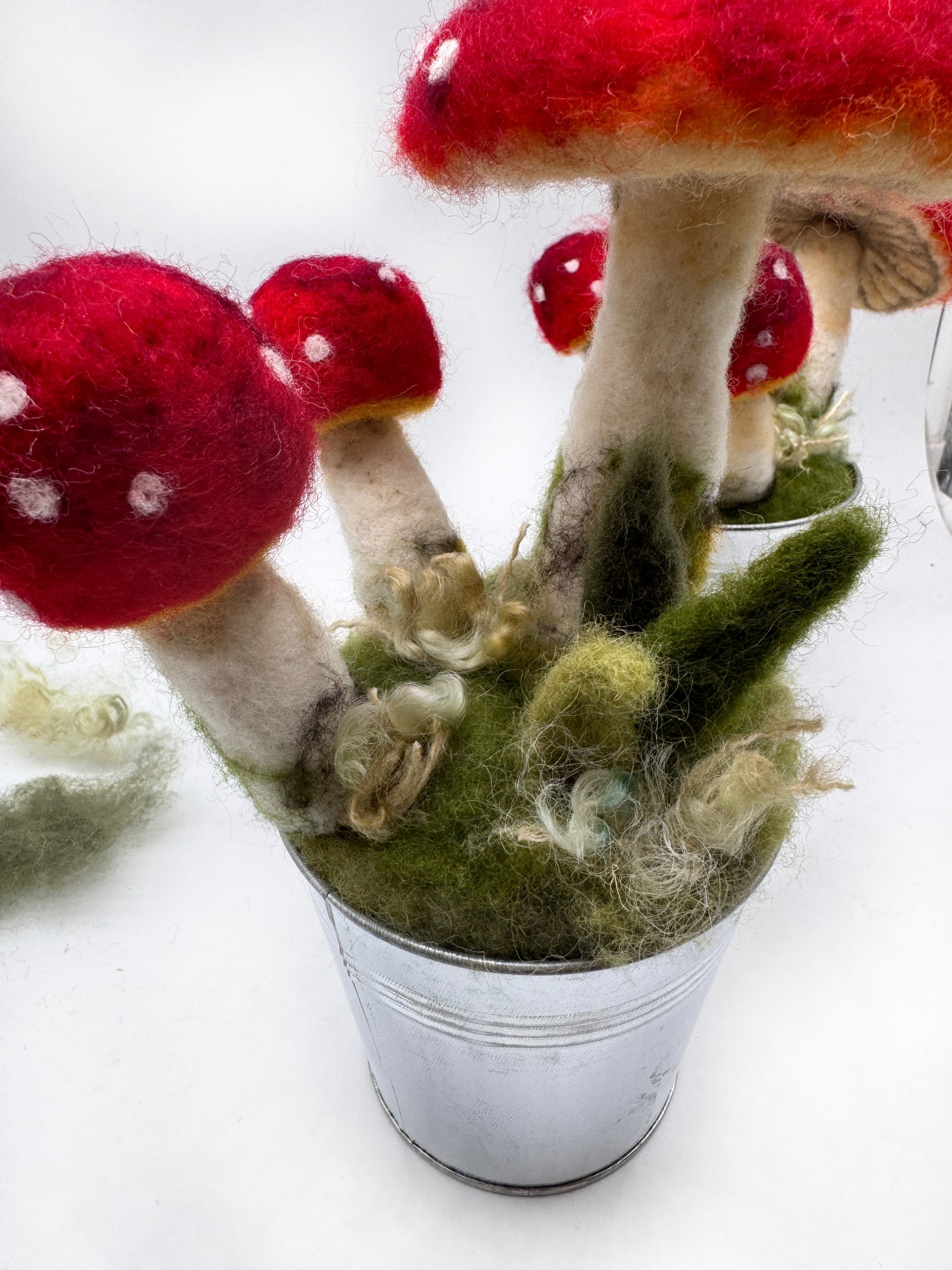 Mushroom Garden - Needle Felting Kit