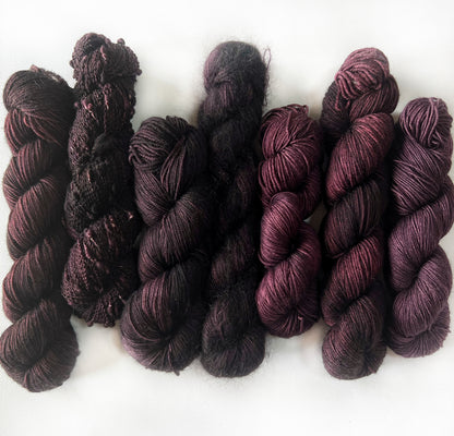 Aubergine - Fingering Slub - Okanagan Dye Works