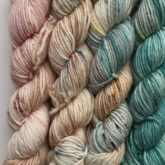 Whispering Woods - 50 gram skein - 8 pack - Fingering Single - Okanagan Dye Works