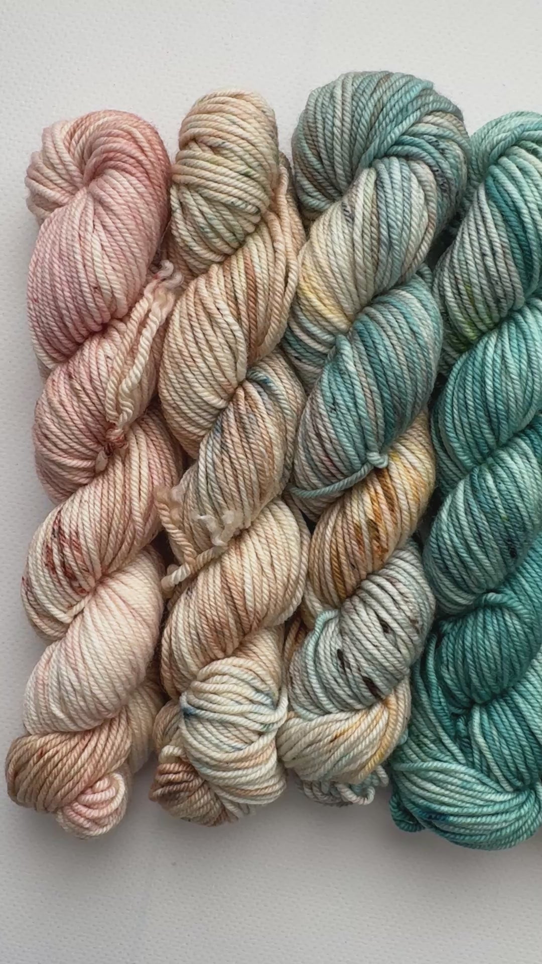 Whispering Woods - 50 gram skein - 8 pack - Fingering Single - Okanagan Dye Works