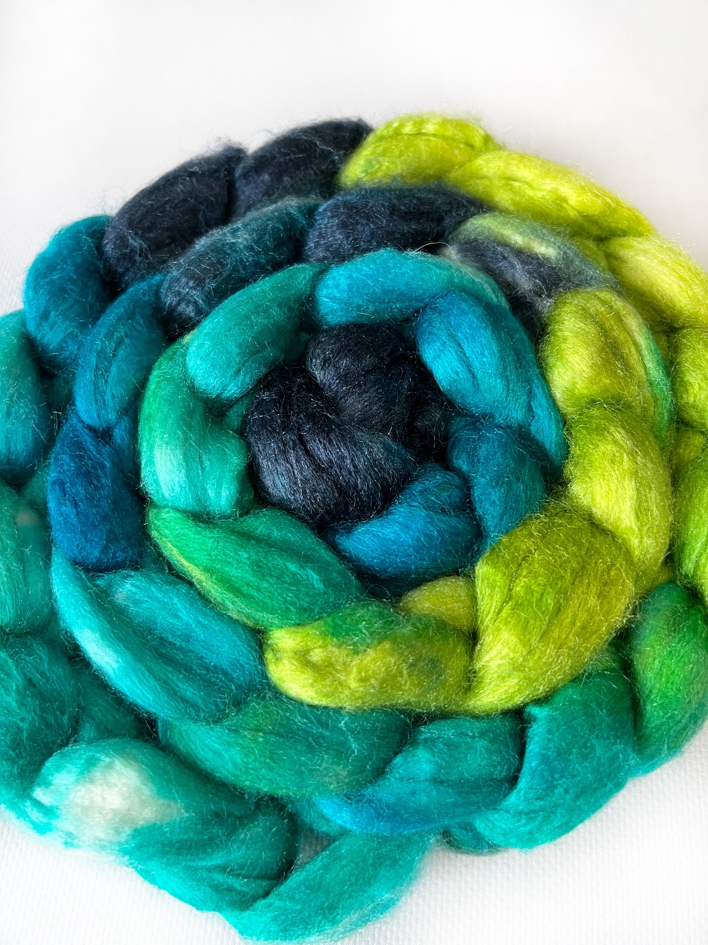 Caribbean Shore - Hand Dyed - 80/20 Untreated Merino and Silk - Okanagan Dye Works
