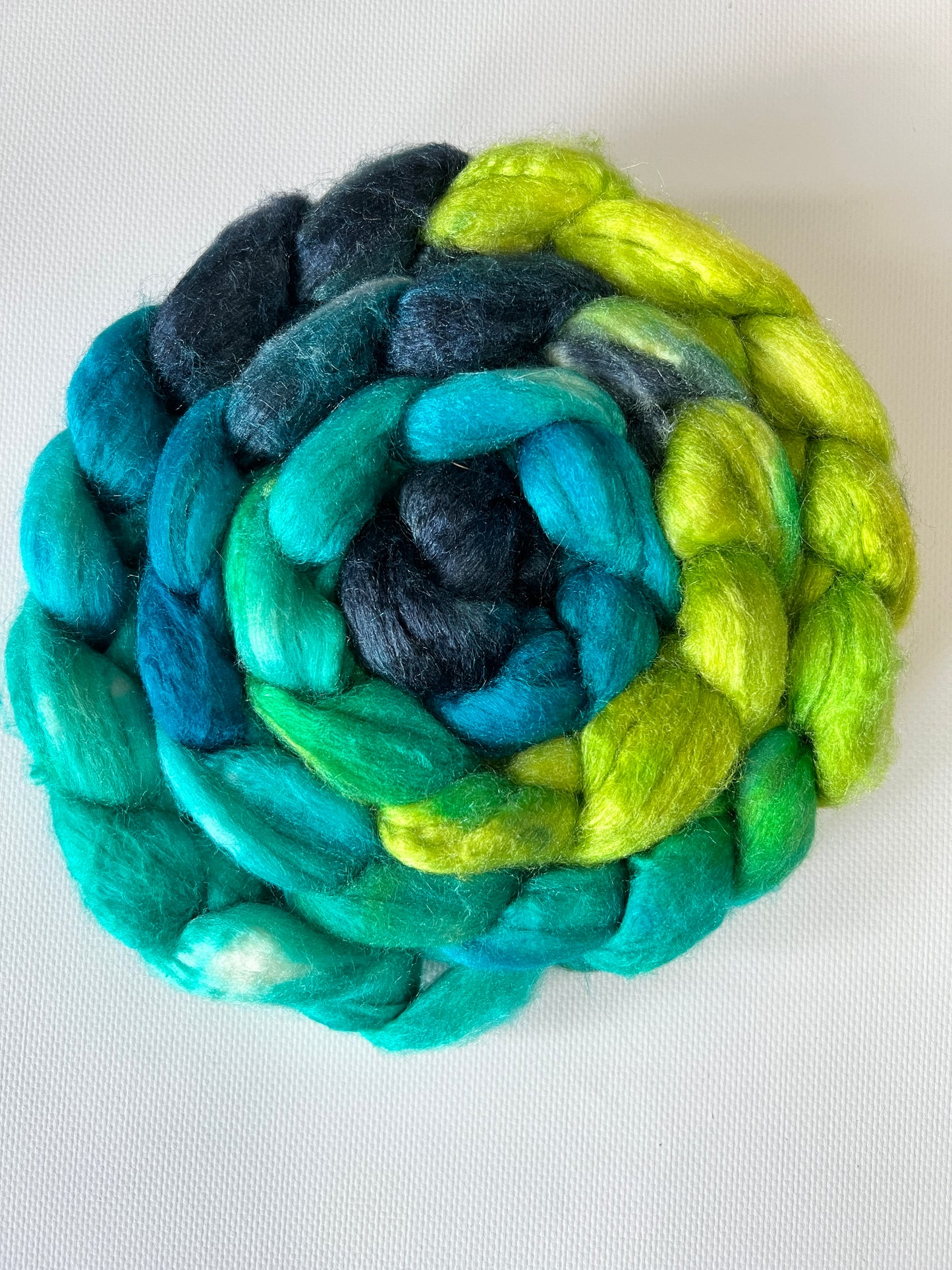 Caribbean Shore - Hand Dyed - 80/20 Untreated Merino and Silk - Okanagan Dye Works