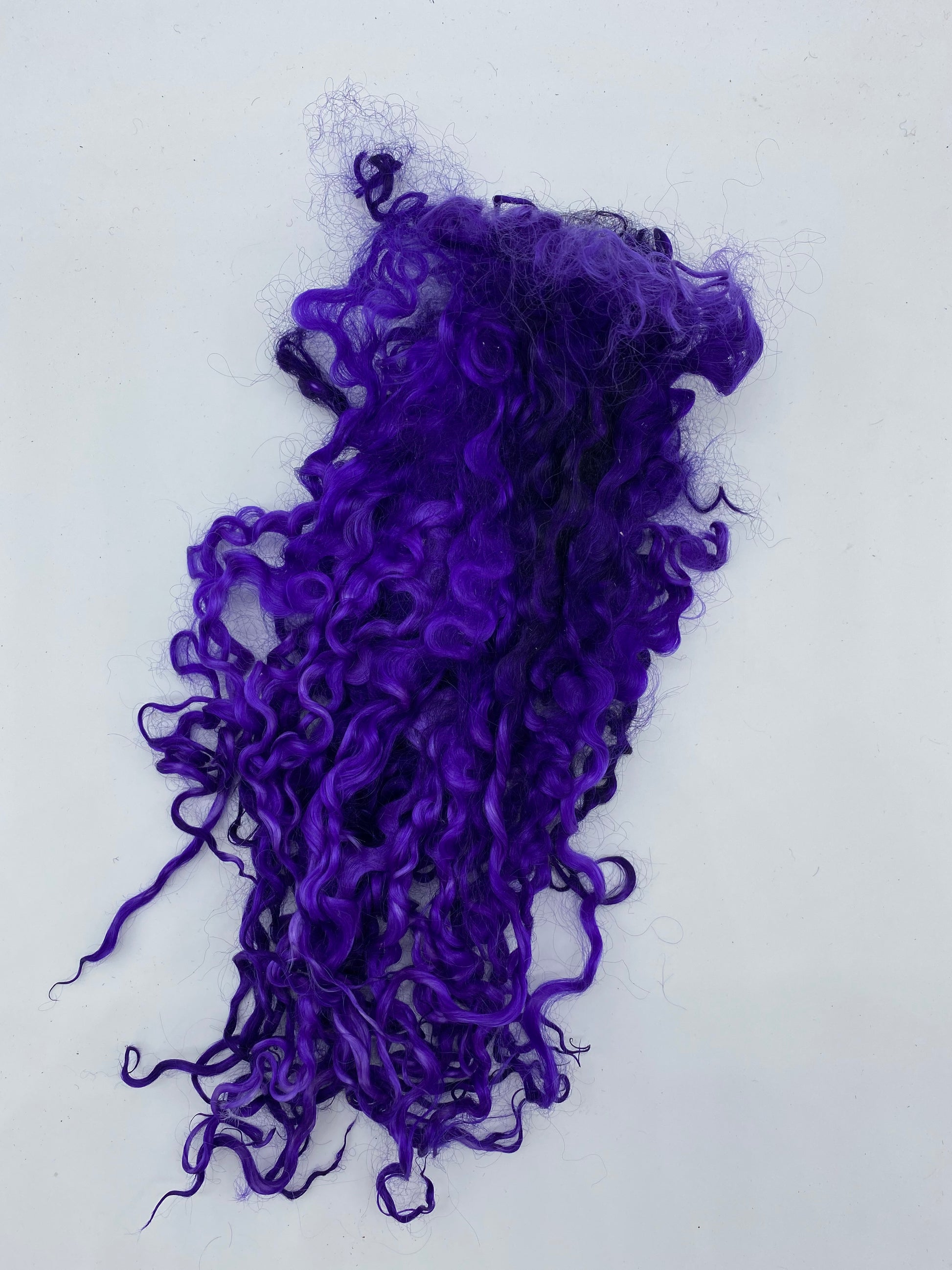Bright Purple - Teeswater Locks - Okanagan Dye Works