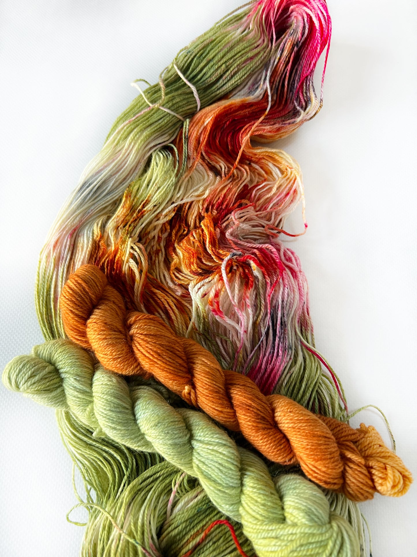 Oriental Poppy (Sock Kit) - Fingering 3 Ply - Okanagan Dye Works