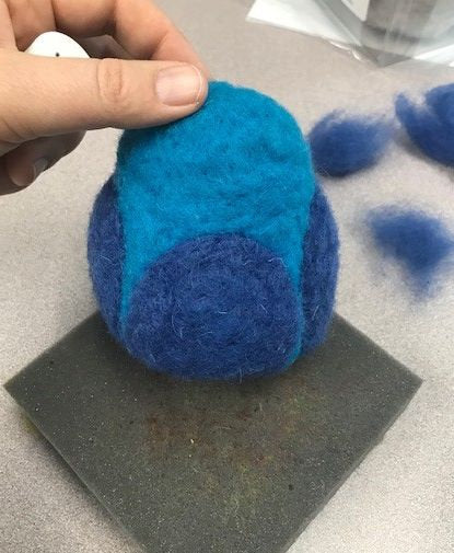Needle Felted Owl Kit - Okanagan Dye Works