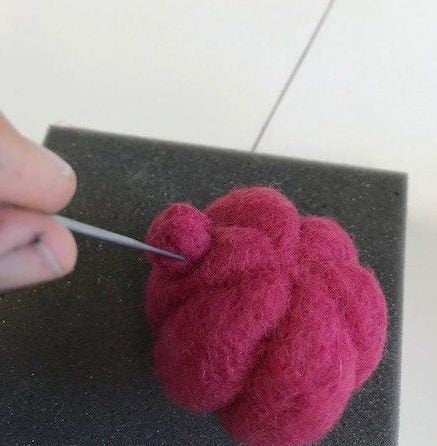 Needle Felted Cactus Kit - wool and instructions ONLY - Okanagan Dye Works