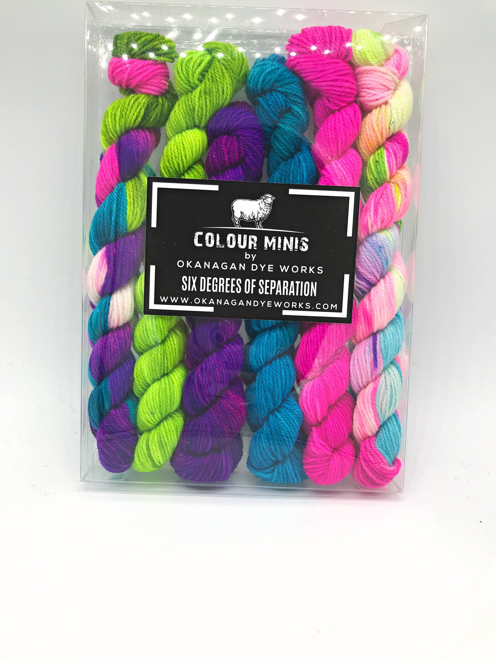 I'm losing my mind - Mini 6 Pack - 25 gram skeins - Okanagan Dye Works