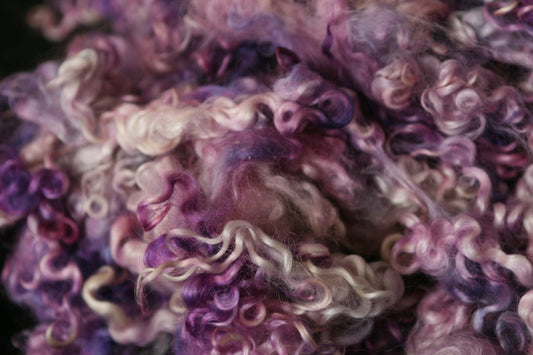 Purple Paradise - Teeswater Locks - Okanagan Dye Works