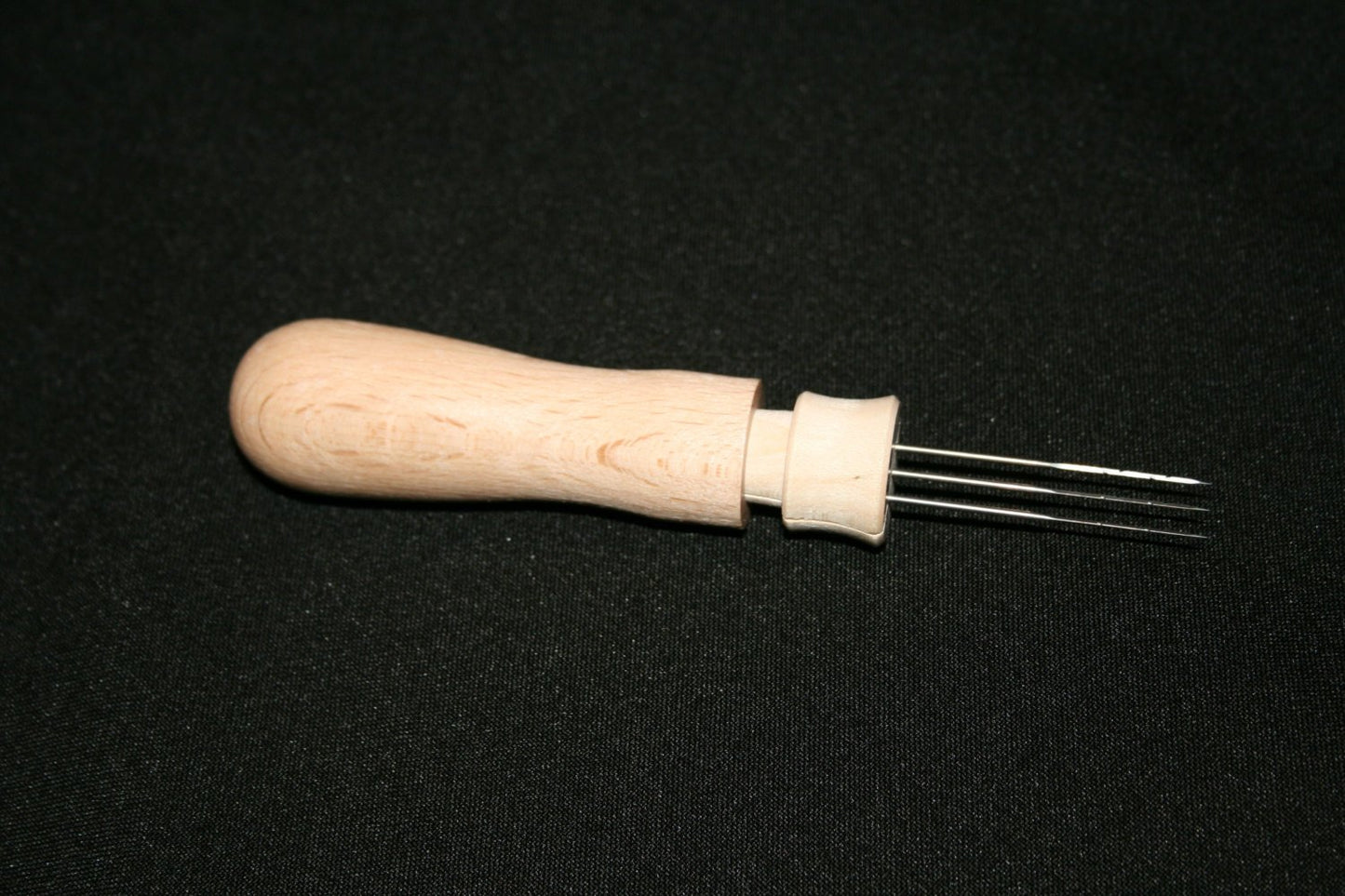 3 Needle Wooden Felting Tool - Okanagan Dye Works