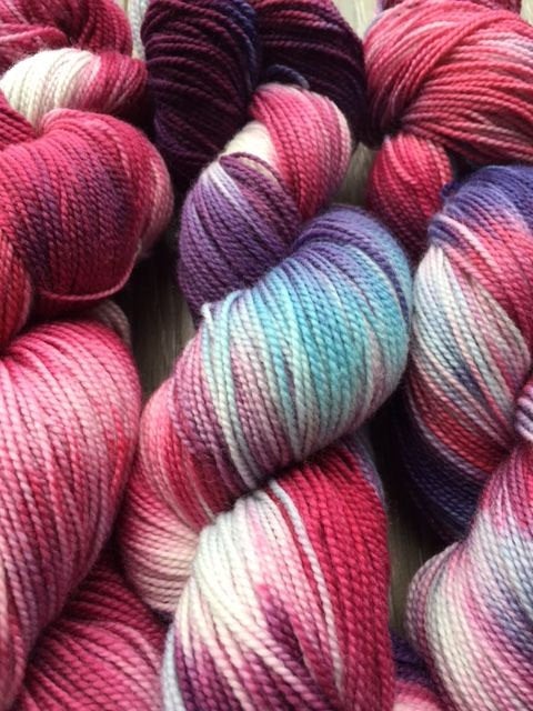 Cranberry Zing - Fingering 3 Ply - Okanagan Dye Works