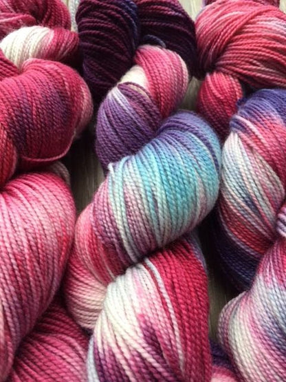 Cranberry Zing - Fingering 3 Ply - Okanagan Dye Works