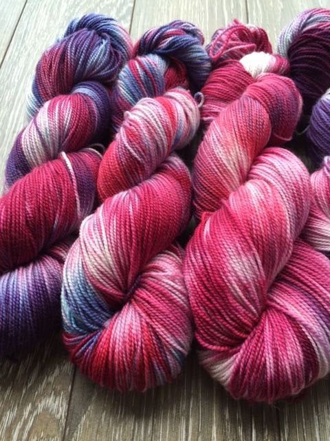 Cranberry Zing - Fingering 3 Ply - Okanagan Dye Works