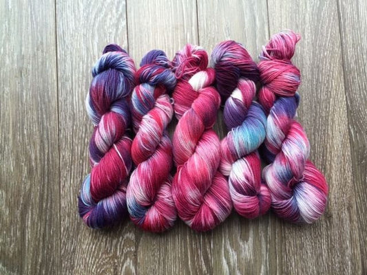 Cranberry Zing - Fingering 3 Ply - Okanagan Dye Works